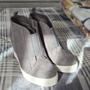 MIA Women's Gray Slip-On Sneakers